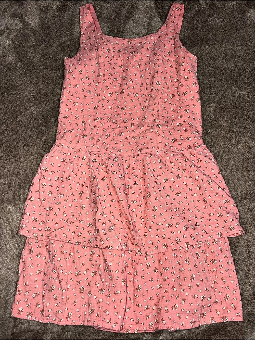 Cat & Jack Girls Floral Dress Pink Size 14 Like New